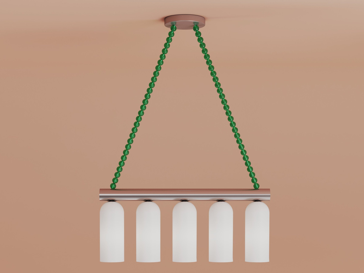 Atelier Areti Tulip Suspension Lamp 5 Cylinders