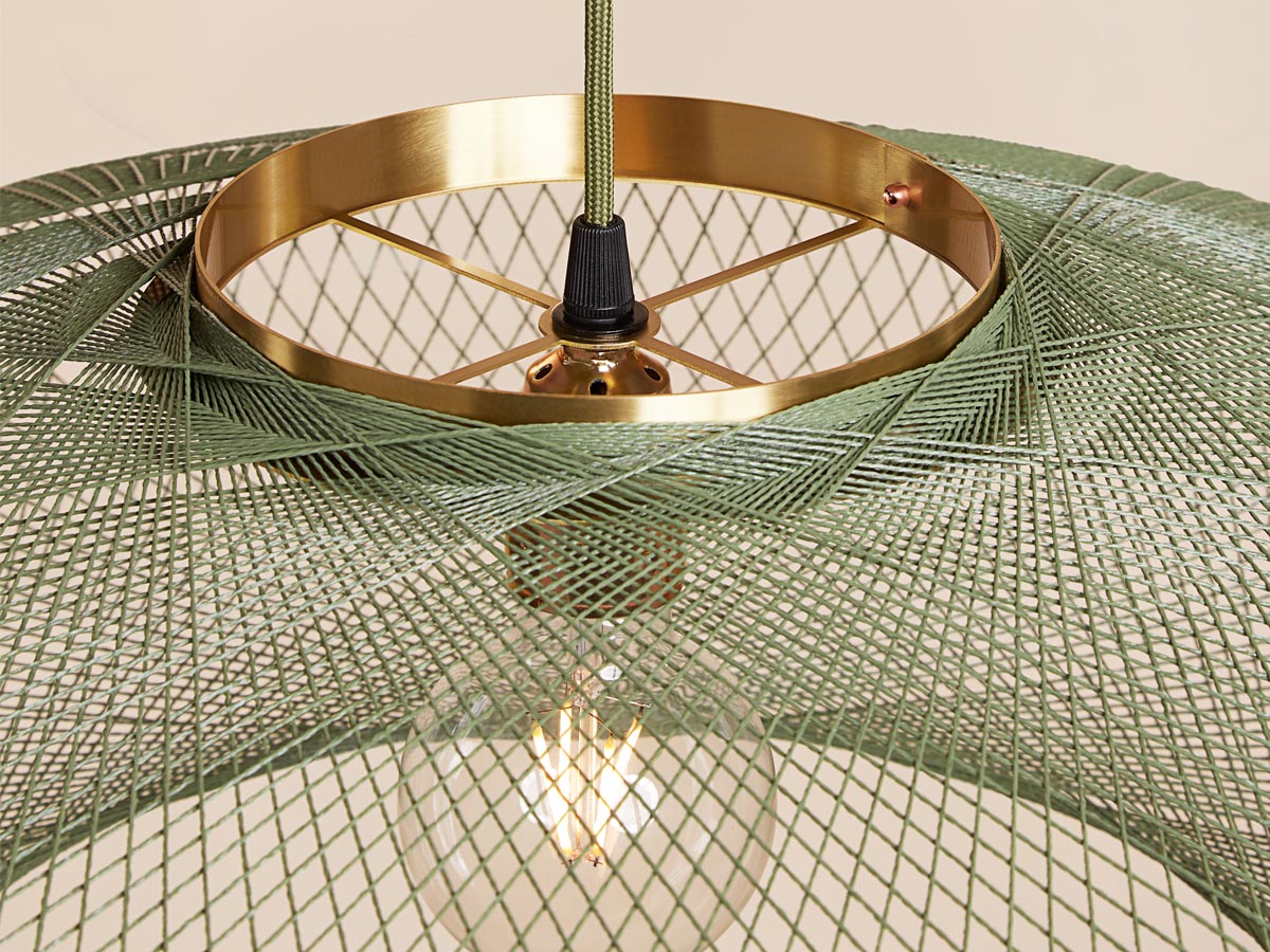 Подвесной светильник Atelier Robotiq UFO Moss Green