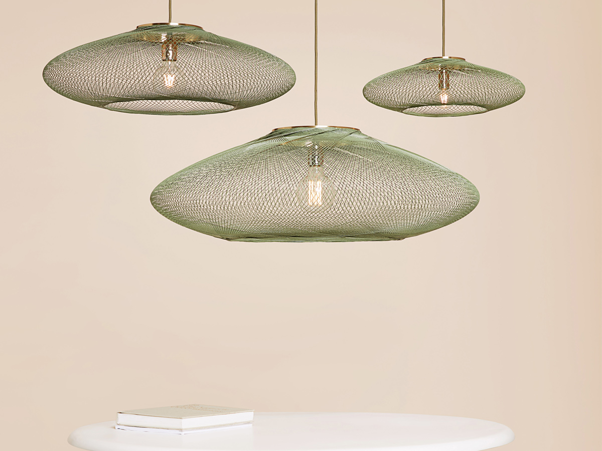 Подвесной светильник Atelier Robotiq UFO Moss Green