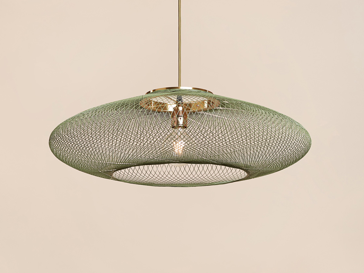 Подвесной светильник Atelier Robotiq UFO Moss Green