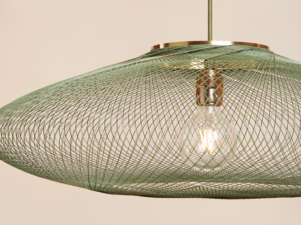 Подвесной светильник Atelier Robotiq UFO Moss Green
