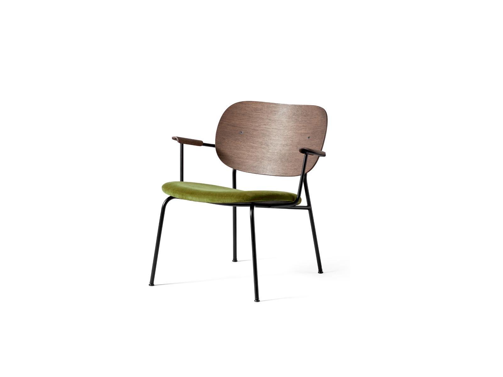 Audo Copenhagen Co Lounge Chair Seat Upholstered Black Structure