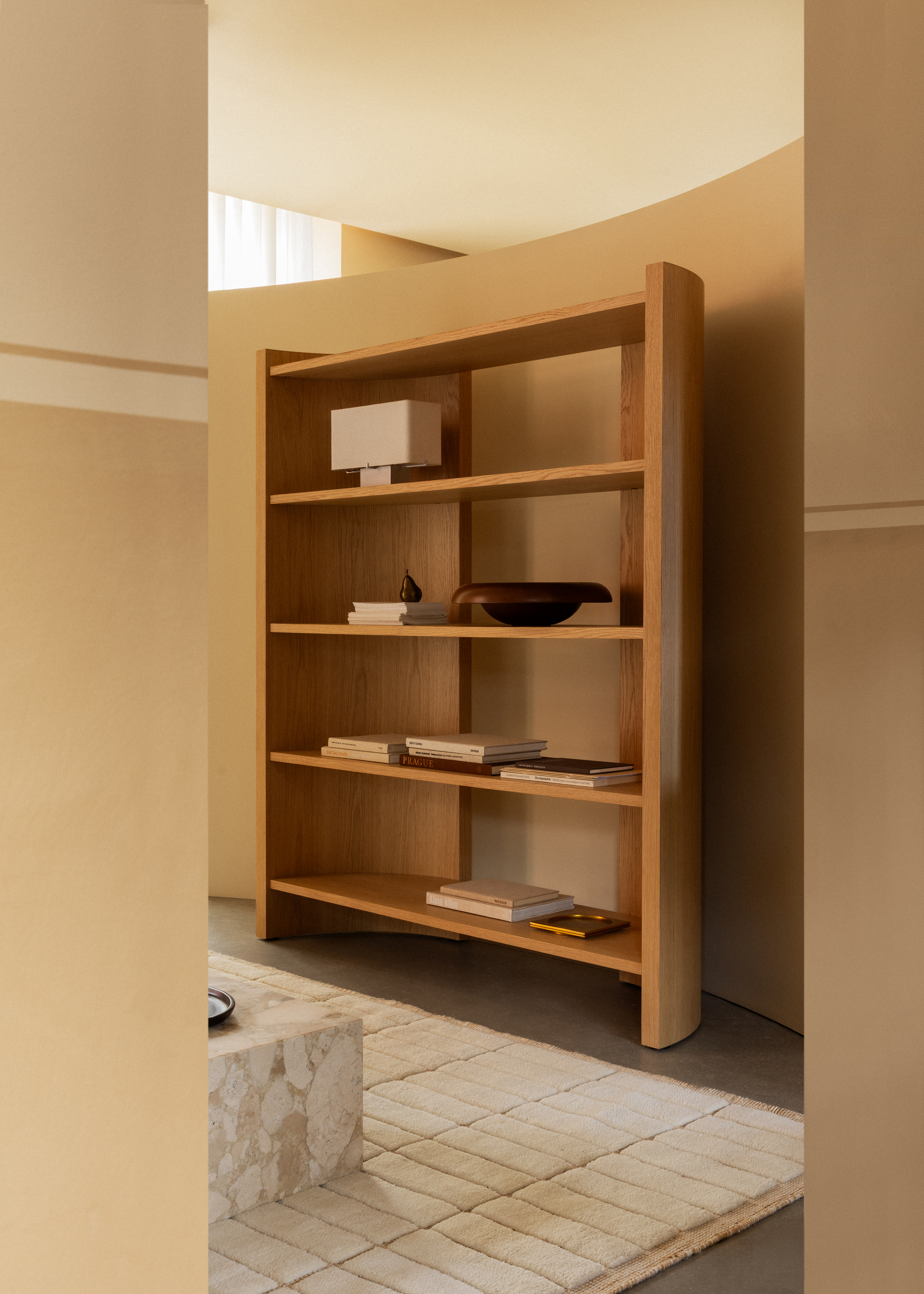 Audo Copenhagen Crescent Bookshelf H 173 Cm