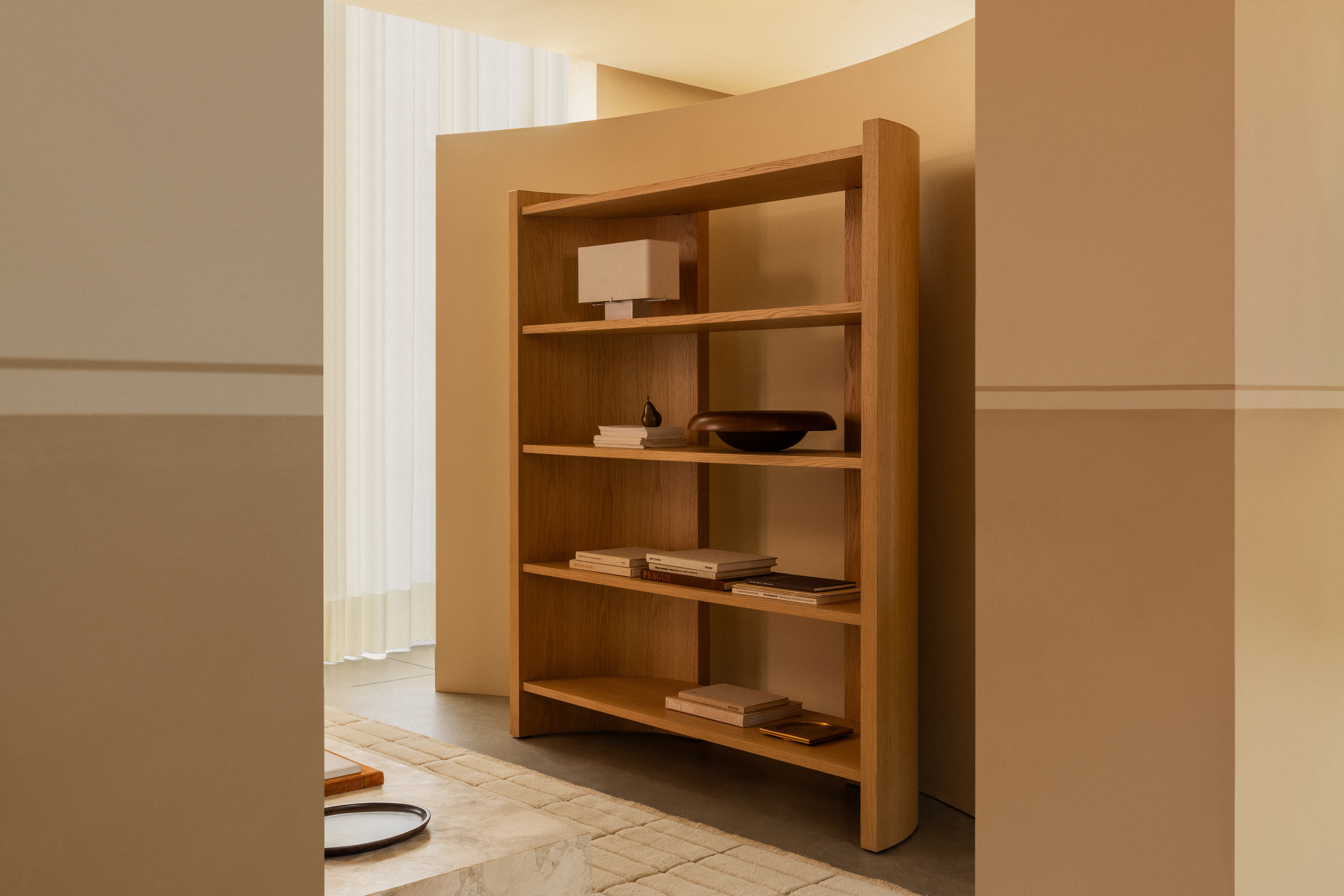 Audo Copenhagen Crescent Bookshelf H 173 Cm