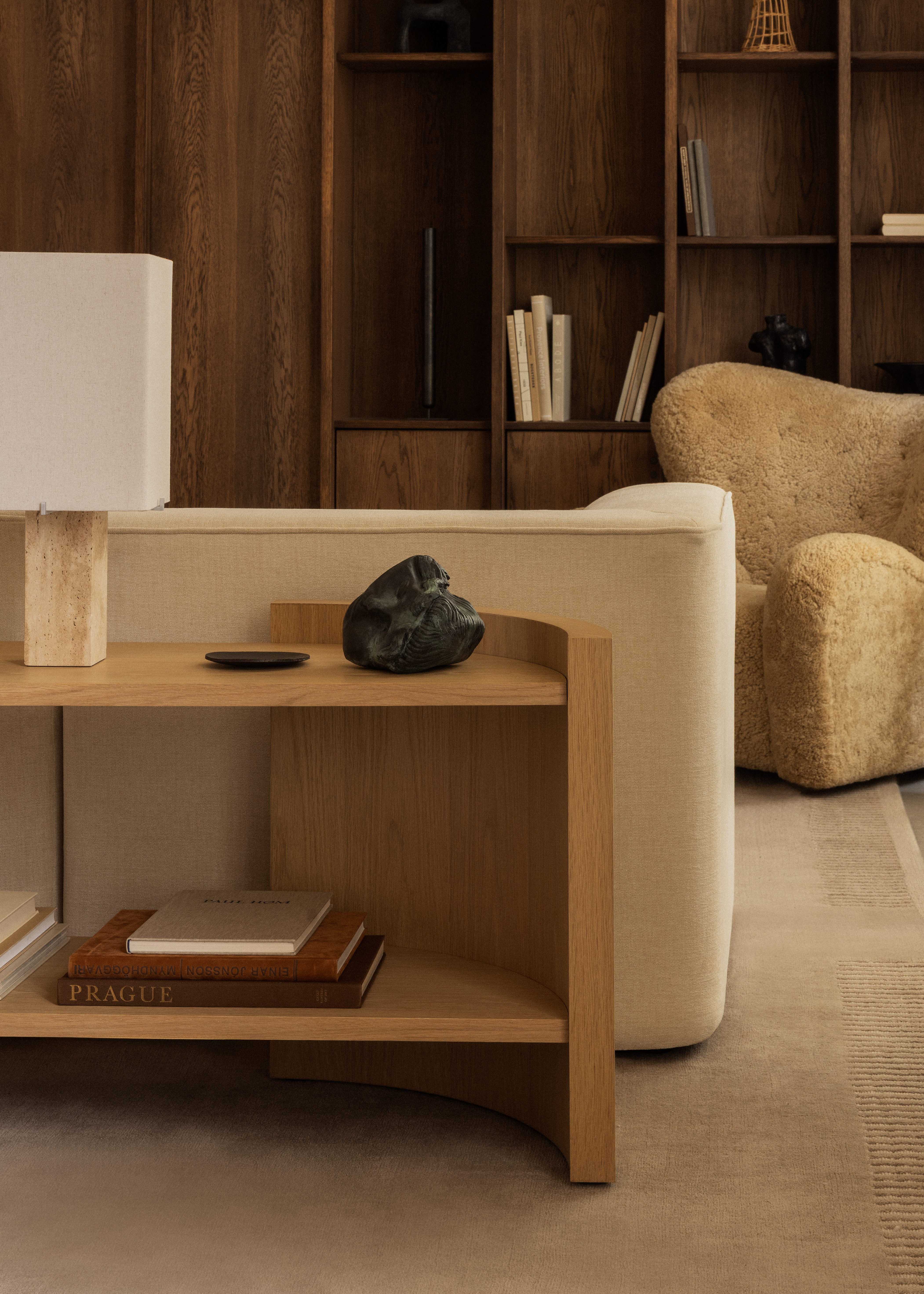 Audo Copenhagen Crescent Bookshelf H 60 Cm