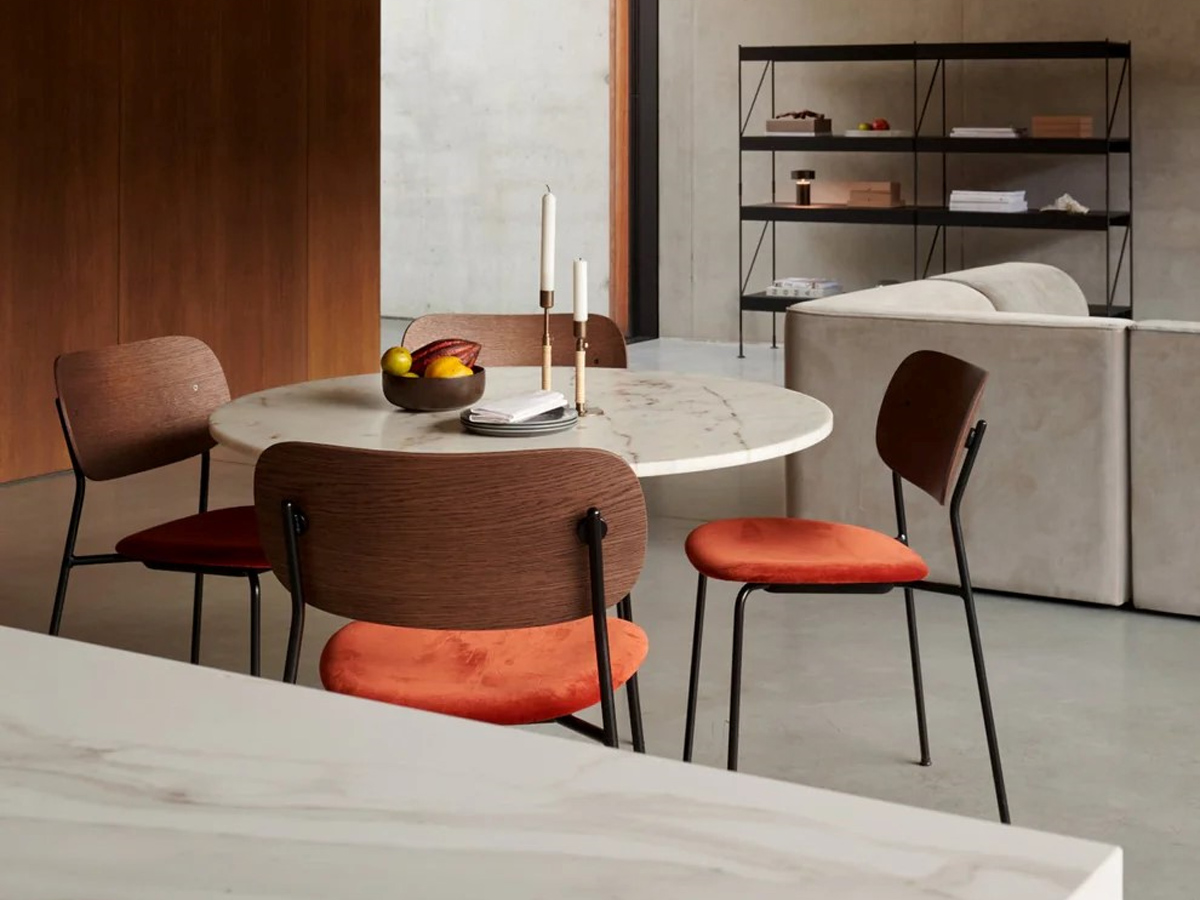 Audo Copenhagen Harbour Colum Dining Table O 80 Star Base