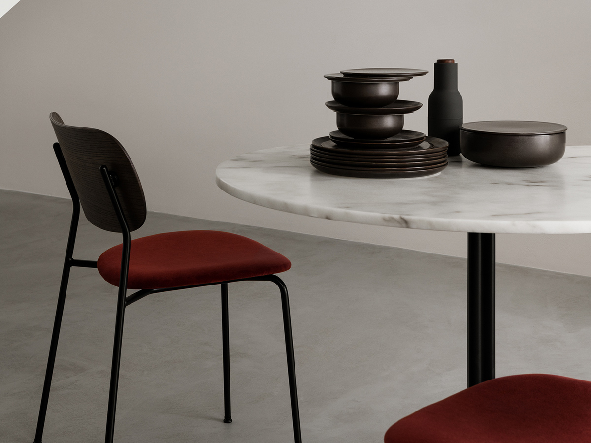 Audo Copenhagen Harbour Colum Dining Table O 80 Star Base