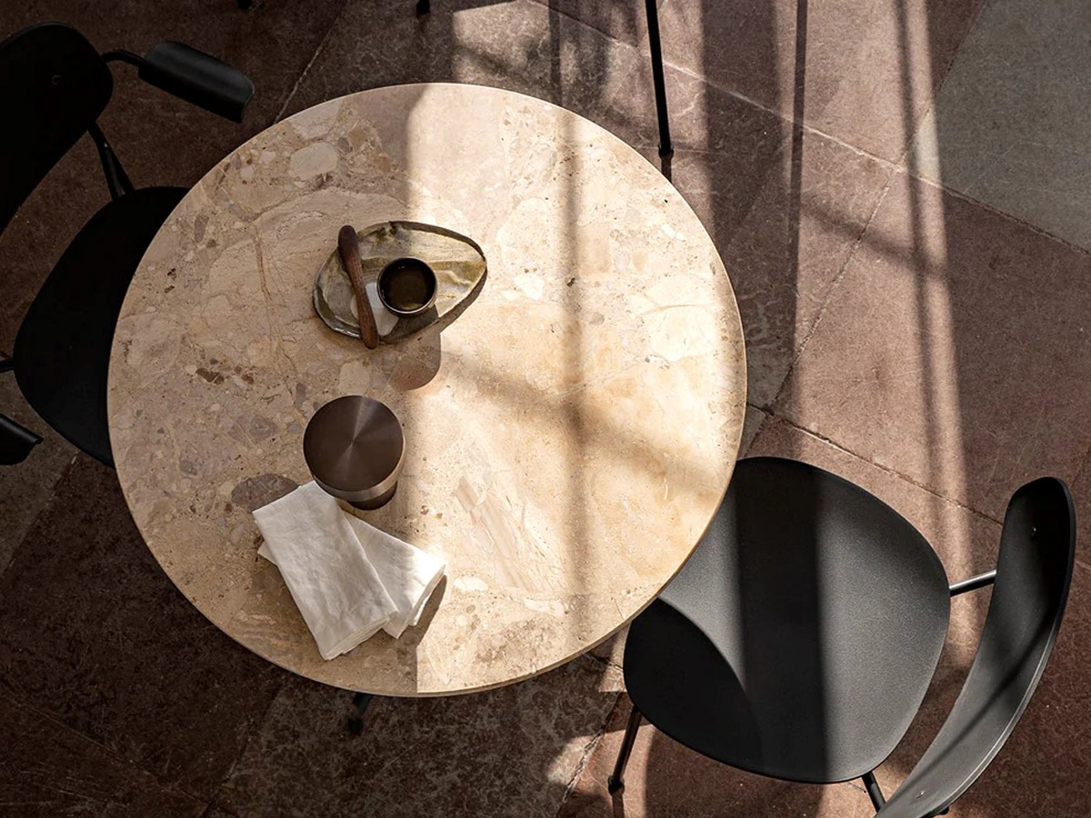 Audo Copenhagen Harbour Colum Dining Table O 80 Star Base
