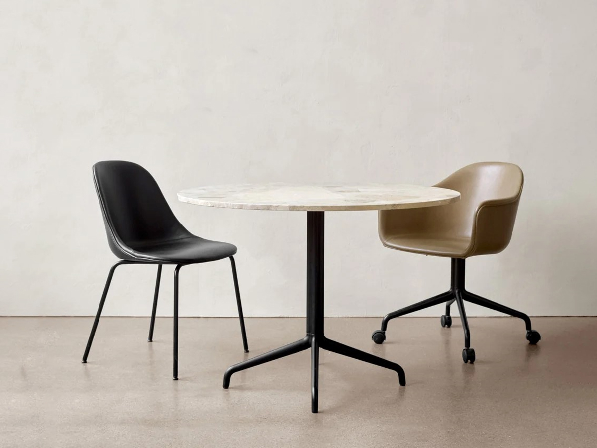 Audo Copenhagen Harbour Colum Dining Table O 80 Star Base