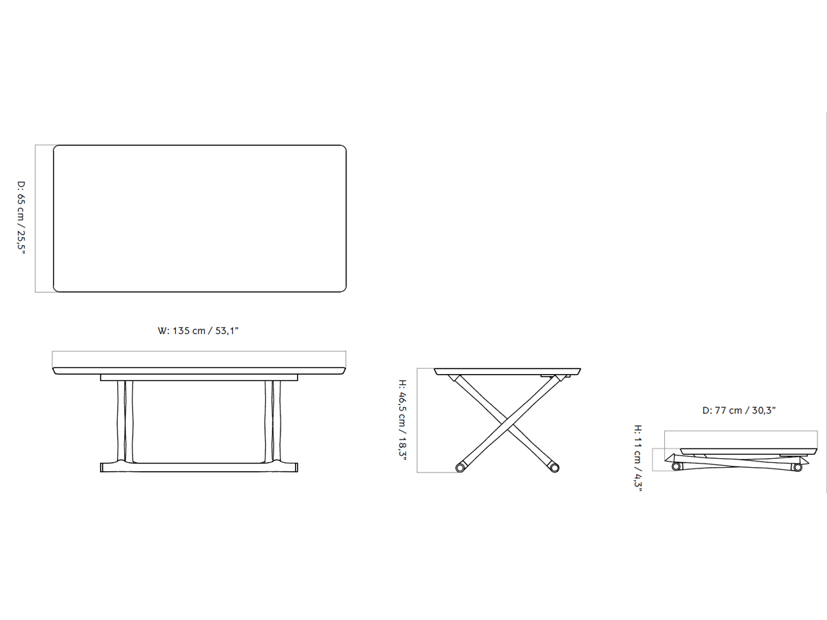 Audo Copenhagen Jager Lounge Table