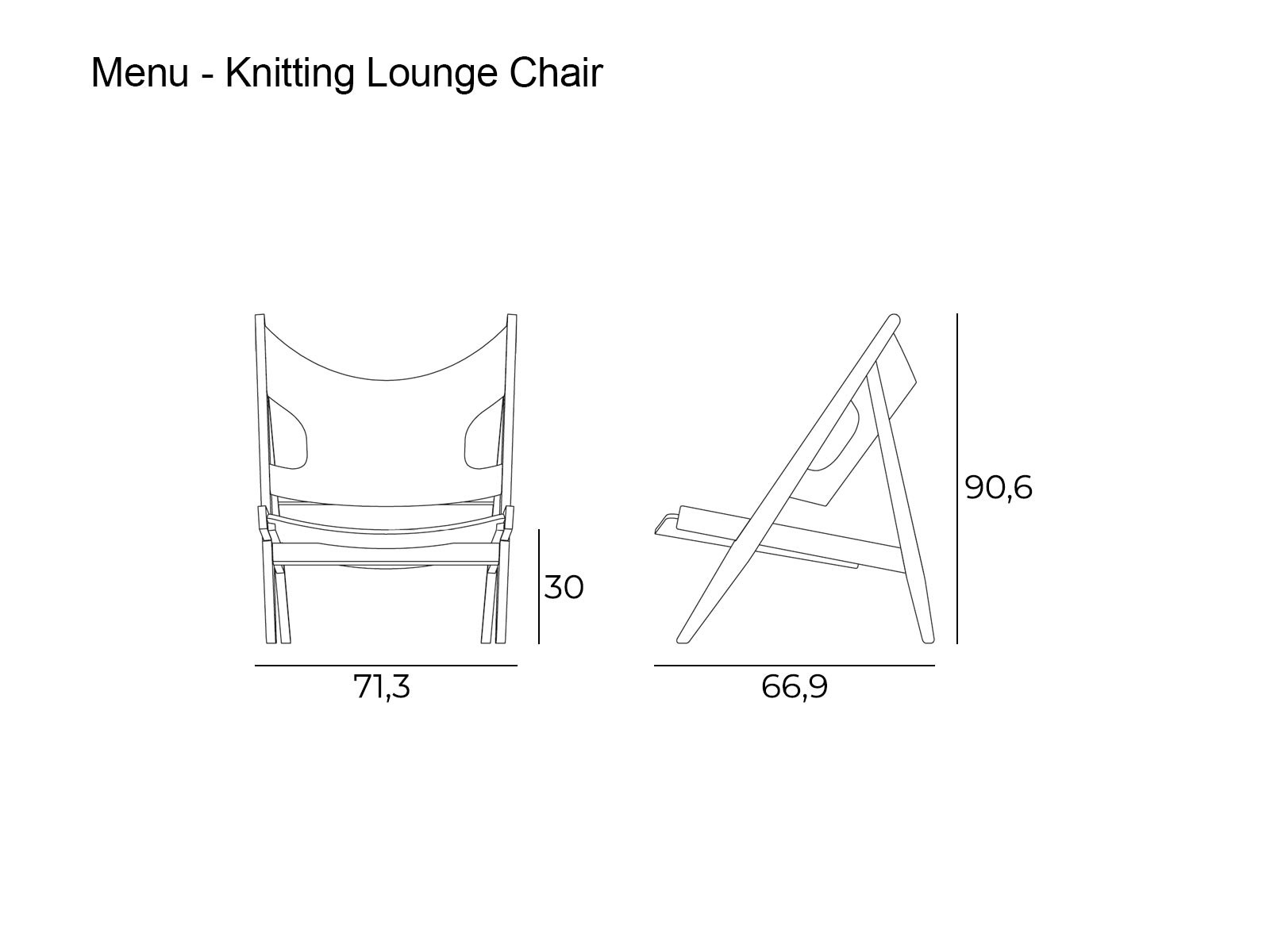 Audo Copenhagen Knitting Lounge Chair