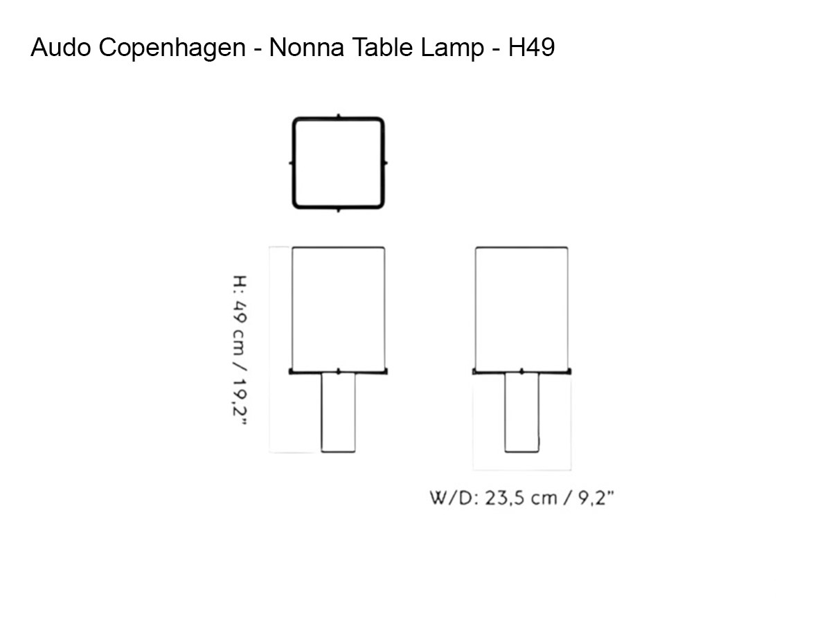 Настольная лампа Audo Copenhagen Nonna, H49