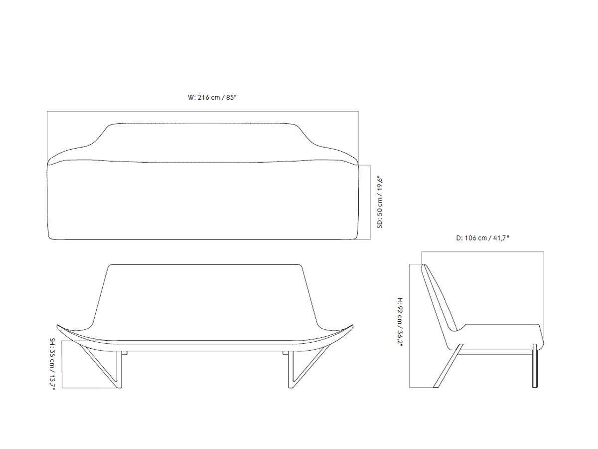 Audo Copenhagen Pagode Sofa