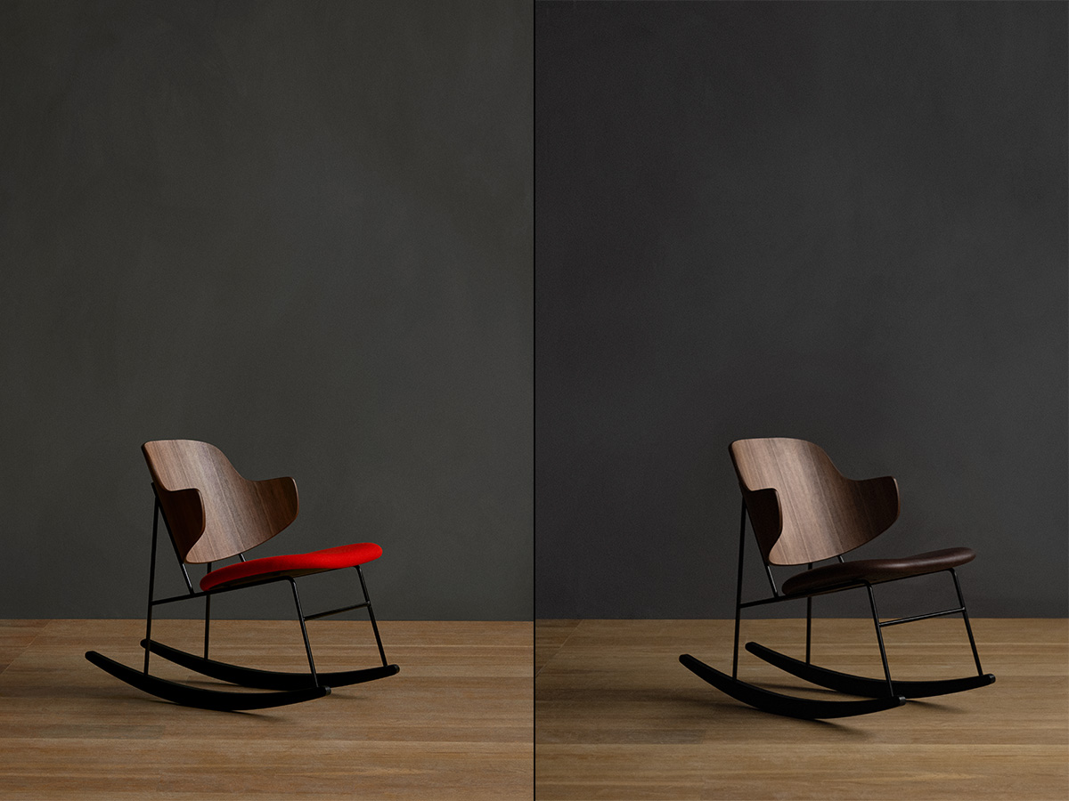 Audo Copenhagen The Penguin Rocking Armchair Upholstered