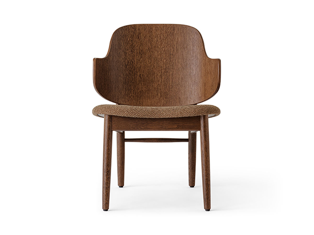 Audo Copenhagen The Penguin Wooden Lounge Chair Upholstered