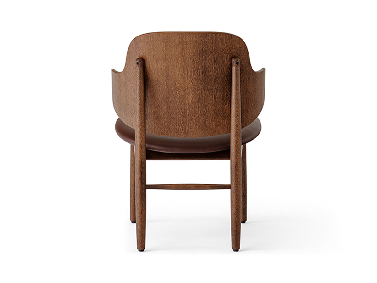 Audo Copenhagen The Penguin Wooden Lounge Chair Upholstered