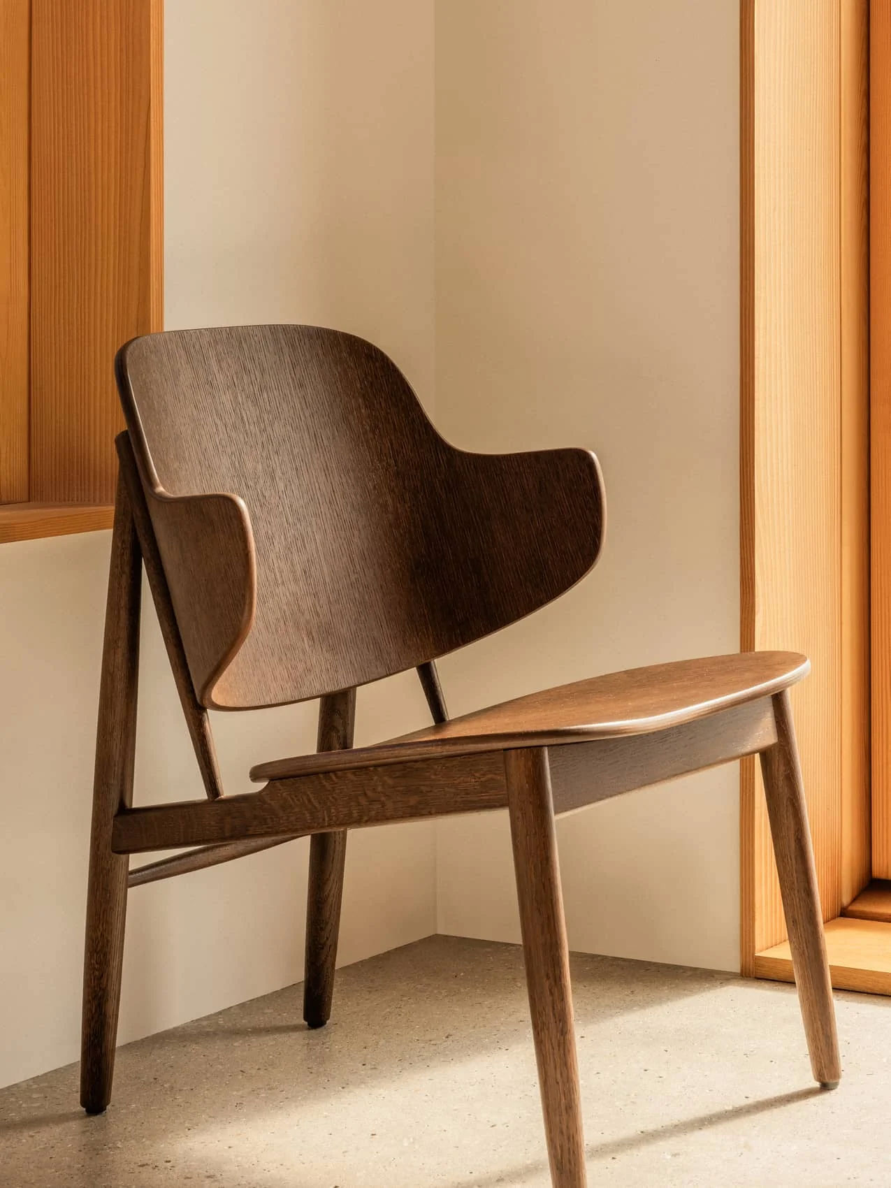 Audo Copenhagen The Penguin Wooden Lounge Chair