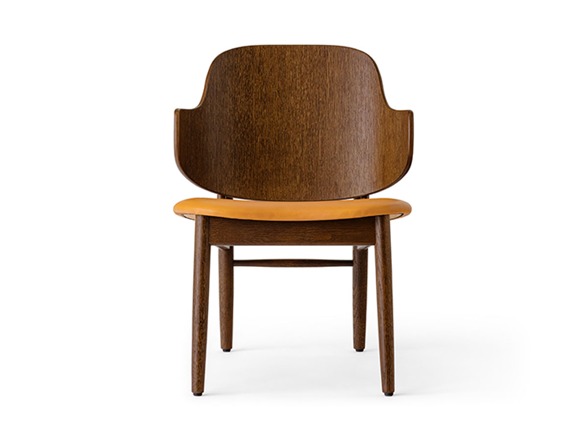 Audo Copenhagen The Penguin Wooden Lounge Chair Upholstered