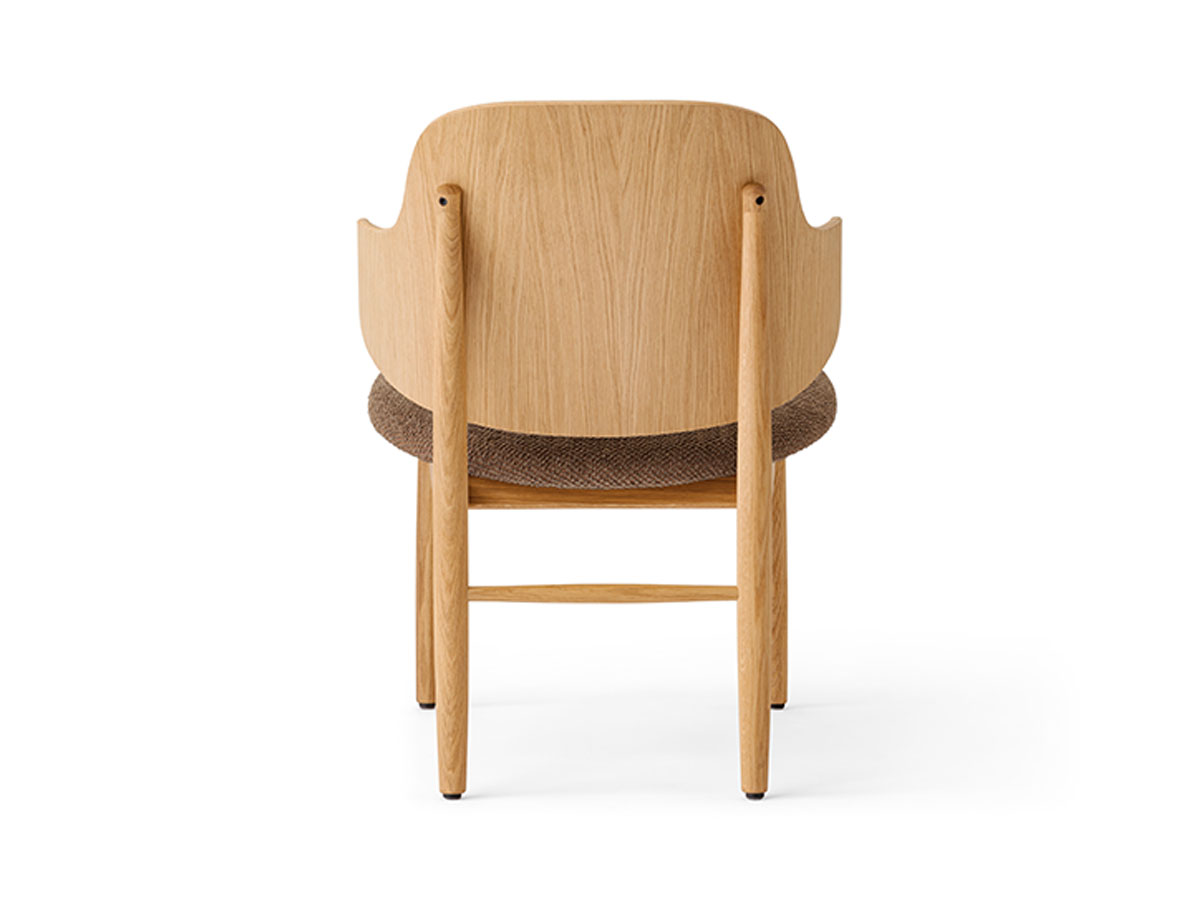 Audo Copenhagen The Penguin Wooden Lounge Chair Upholstered