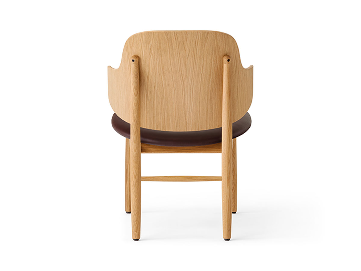 Audo Copenhagen The Penguin Wooden Lounge Chair Upholstered