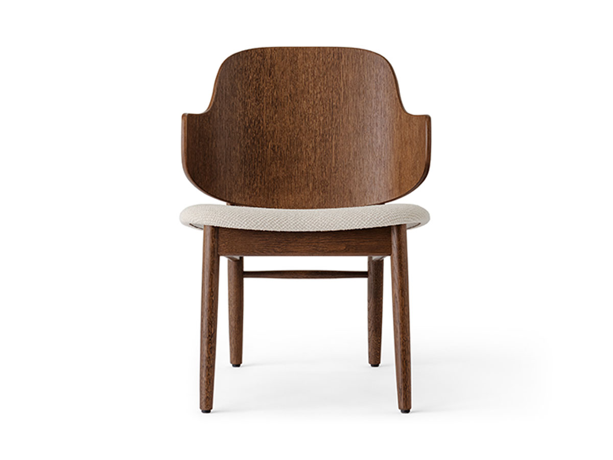Audo Copenhagen The Penguin Wooden Lounge Chair Upholstered