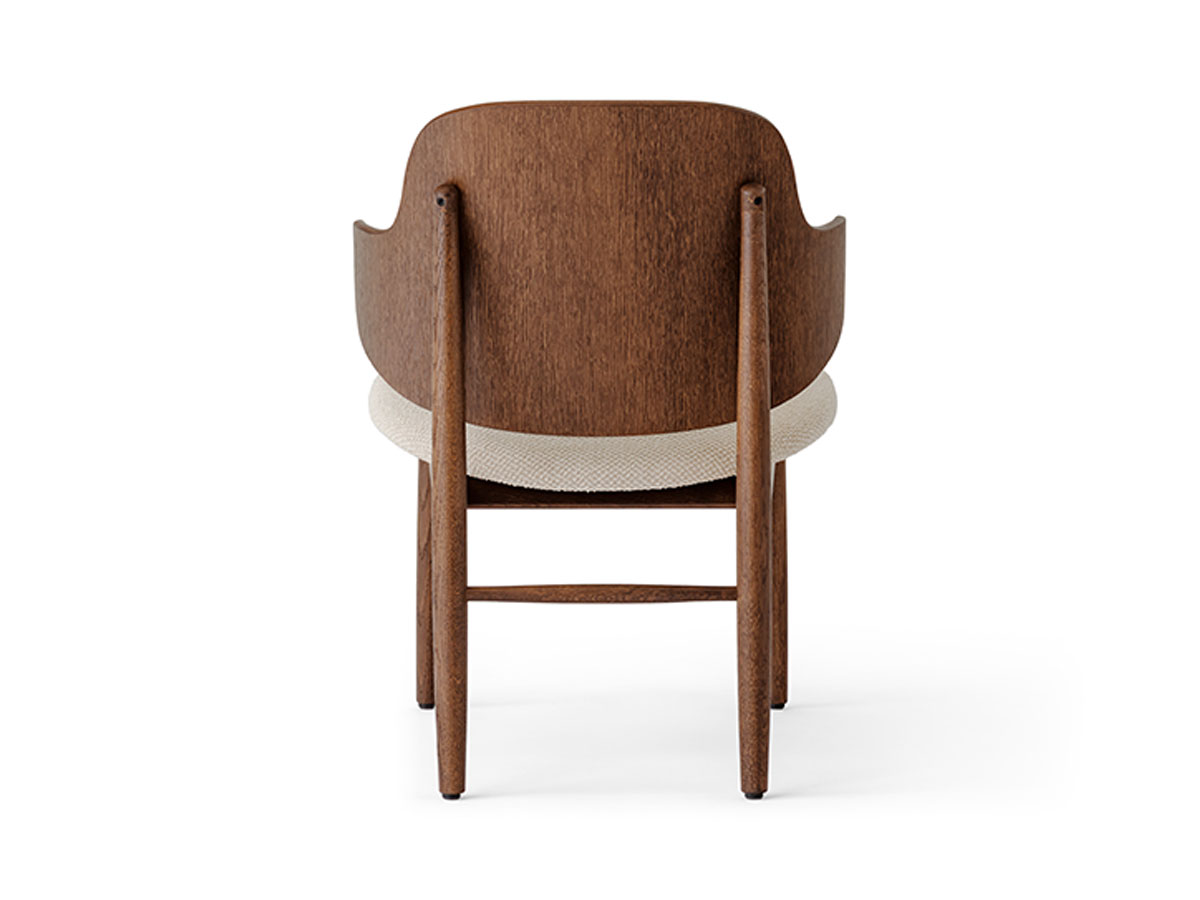 Audo Copenhagen The Penguin Wooden Lounge Chair Upholstered