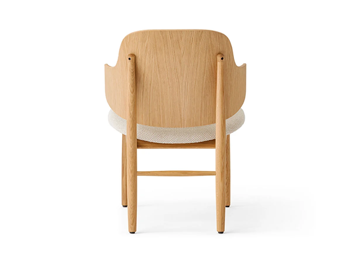 Audo Copenhagen The Penguin Wooden Lounge Chair Upholstered