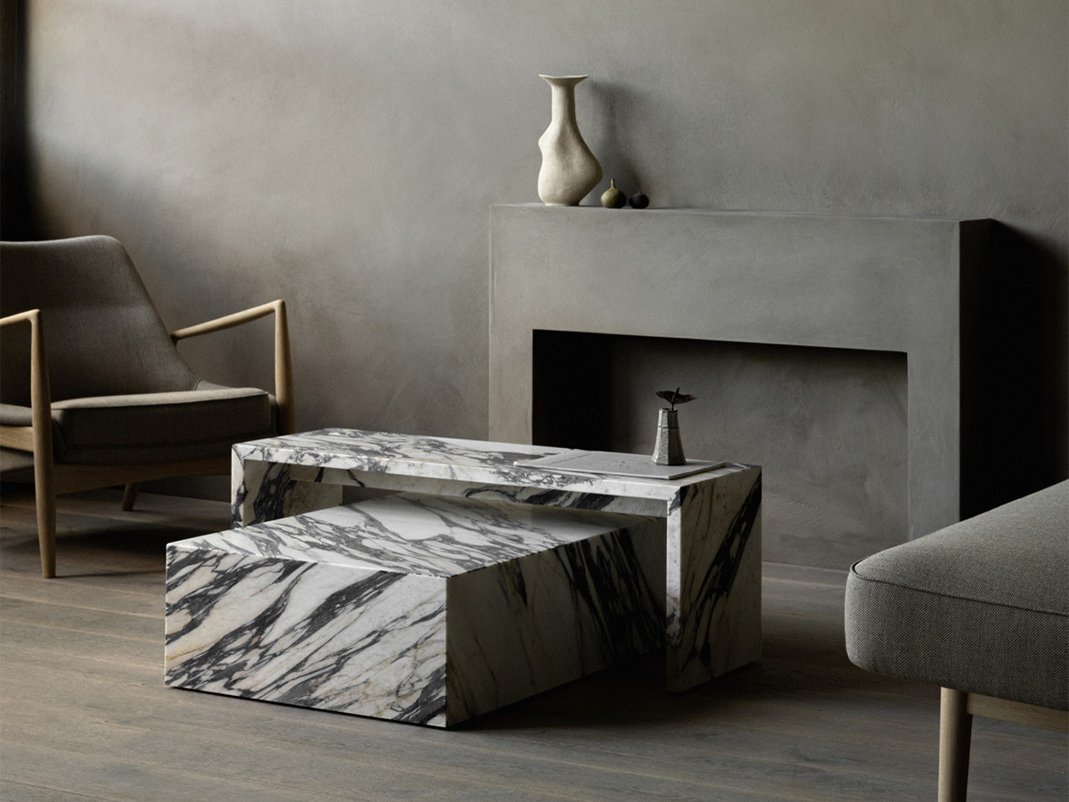 Audo Copenhagen Plinth Bridge Lounge Table