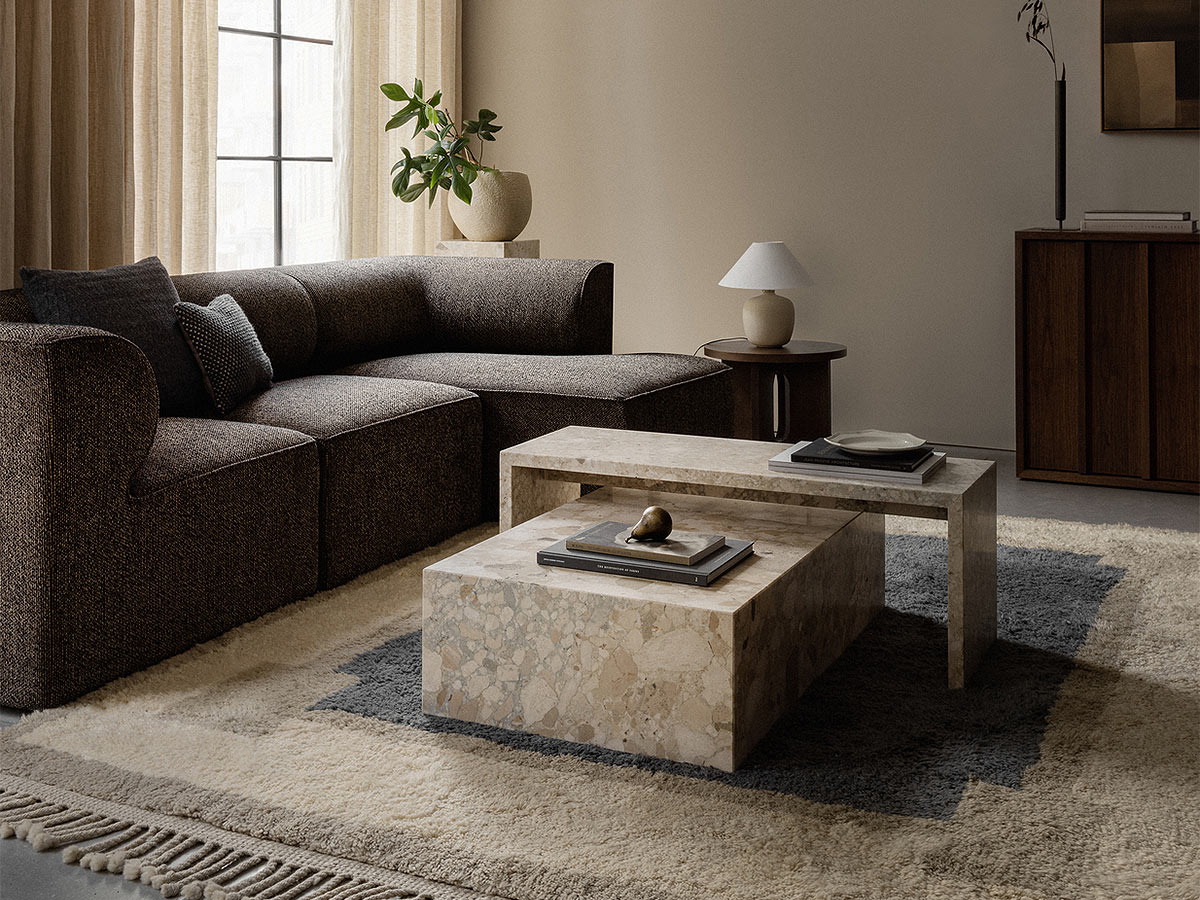 Audo Copenhagen Plinth Bridge Lounge Table