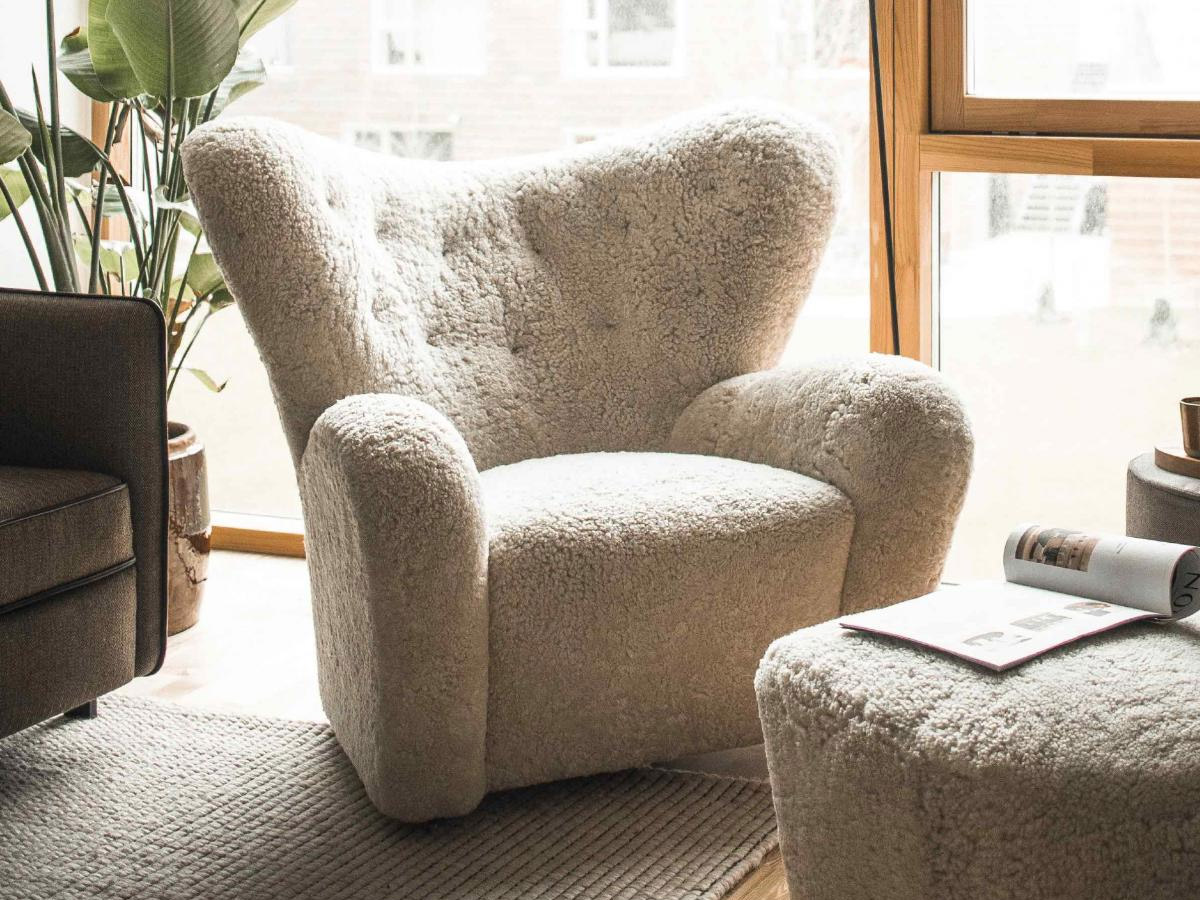 Audo Copenhagen The Tired Man Lounge Chair