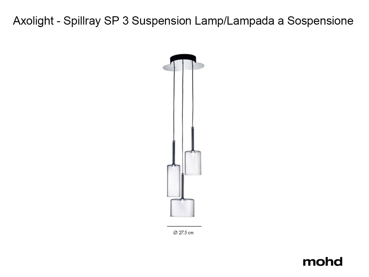 Подвесной светильник Axolight SpillrAy SP, SPILL 3
