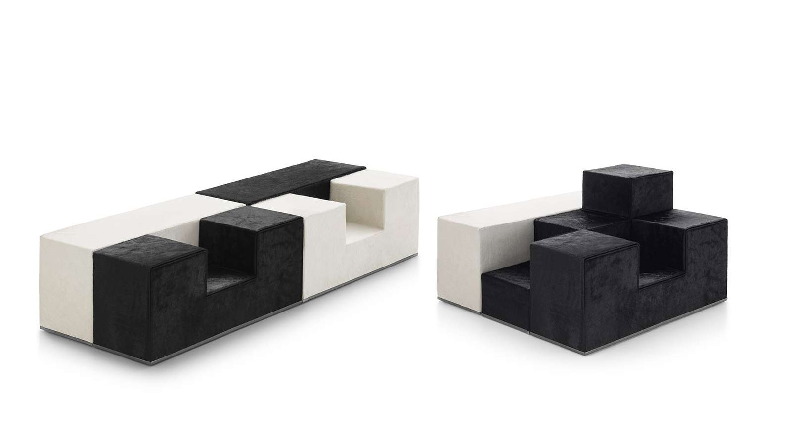 B B Italia Gli Scacchi Modular Pouf Collection