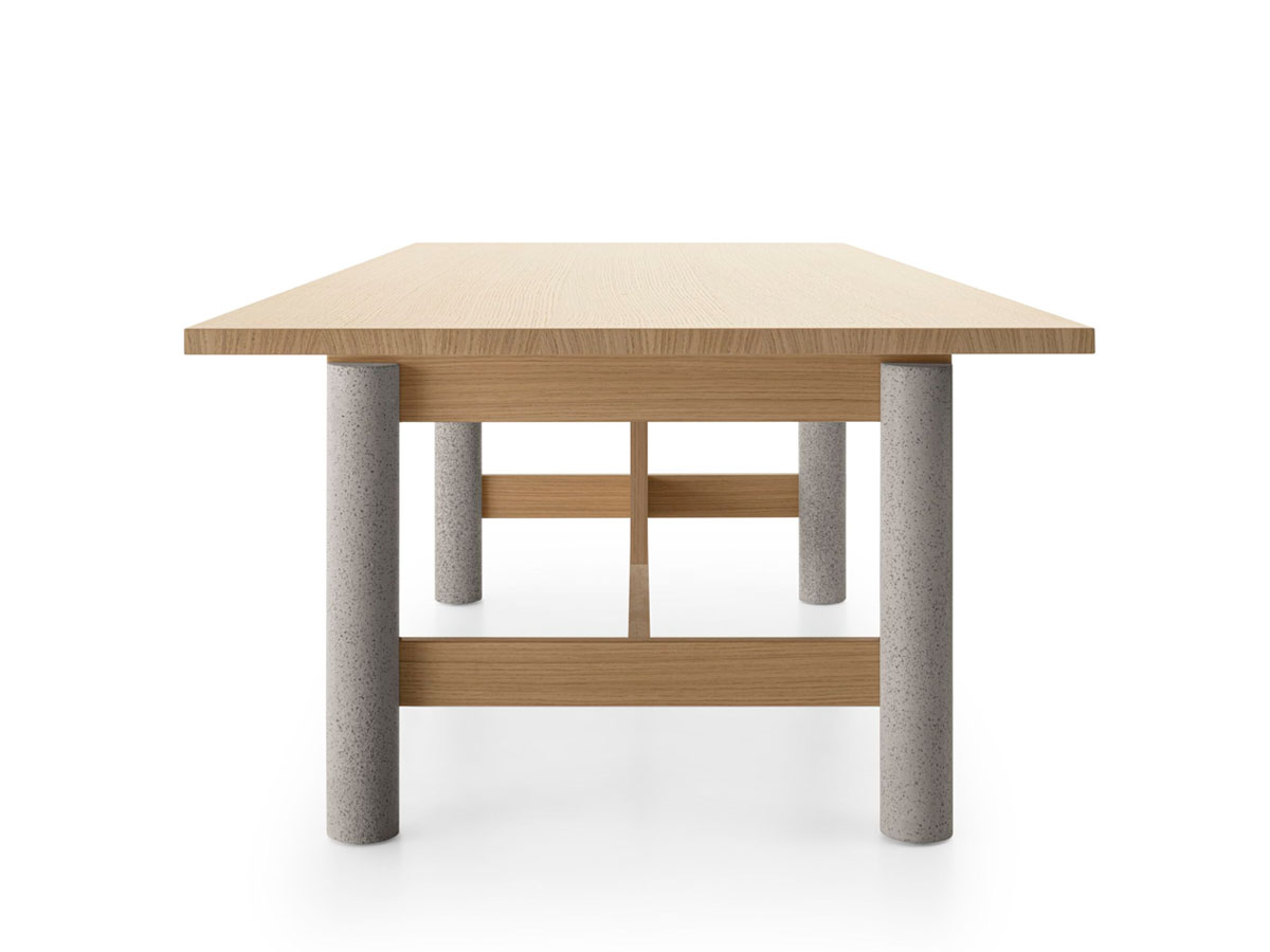 B B Italia Abaco Table Wooded Top