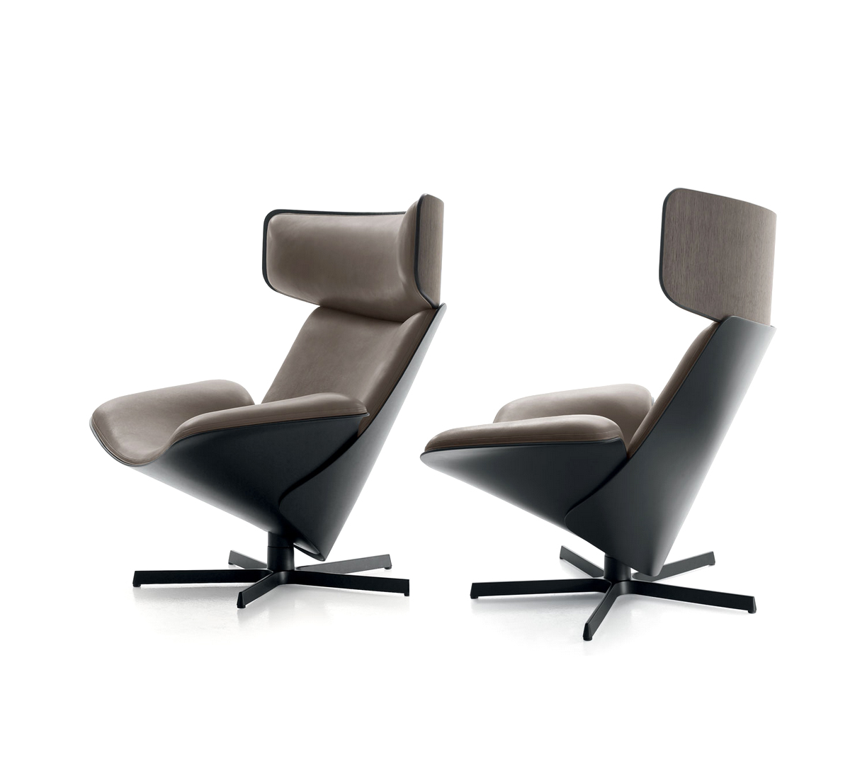 B B Italia Almora Swivel Armchair