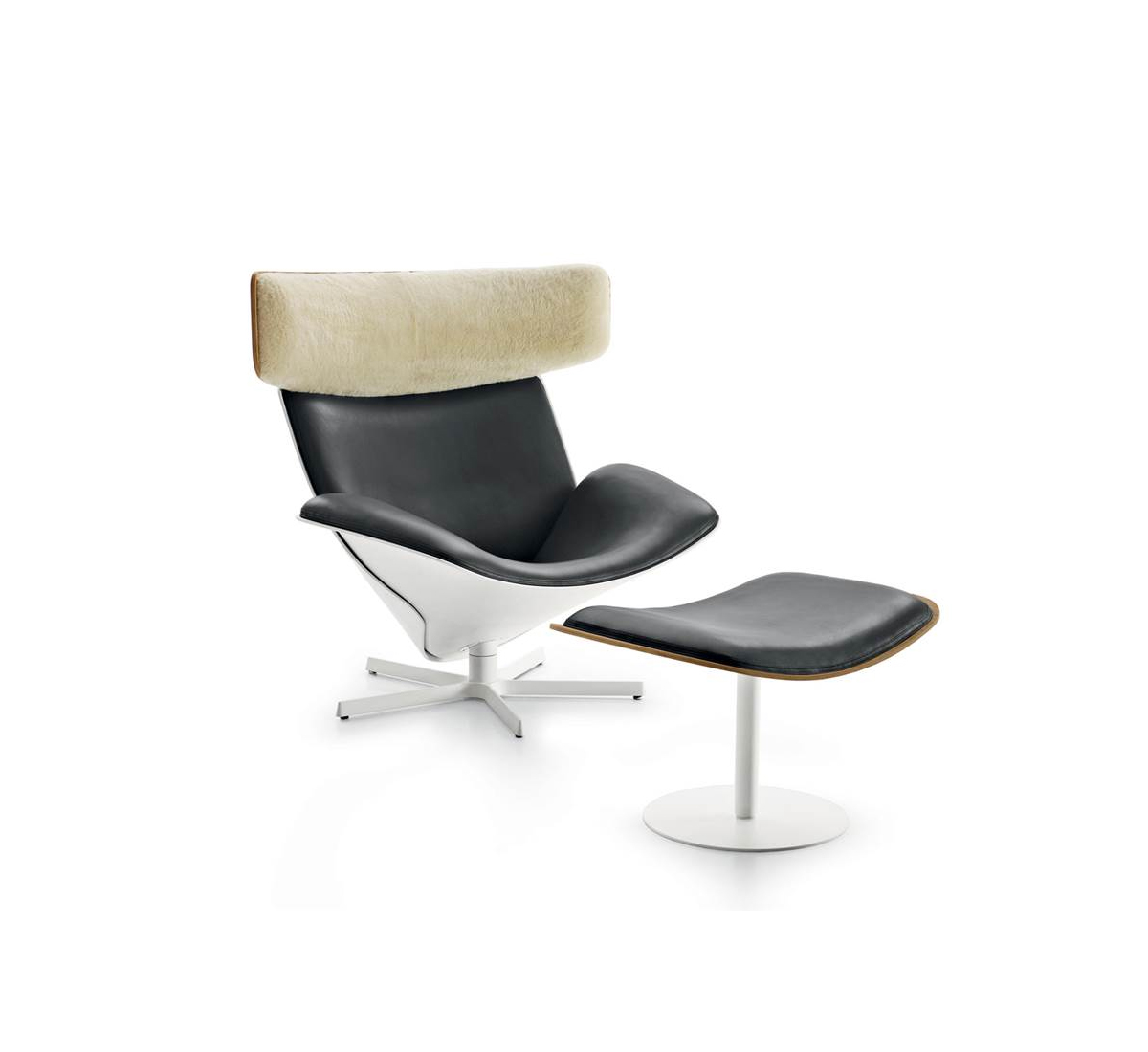 B B Italia Almora Swivel Armchair