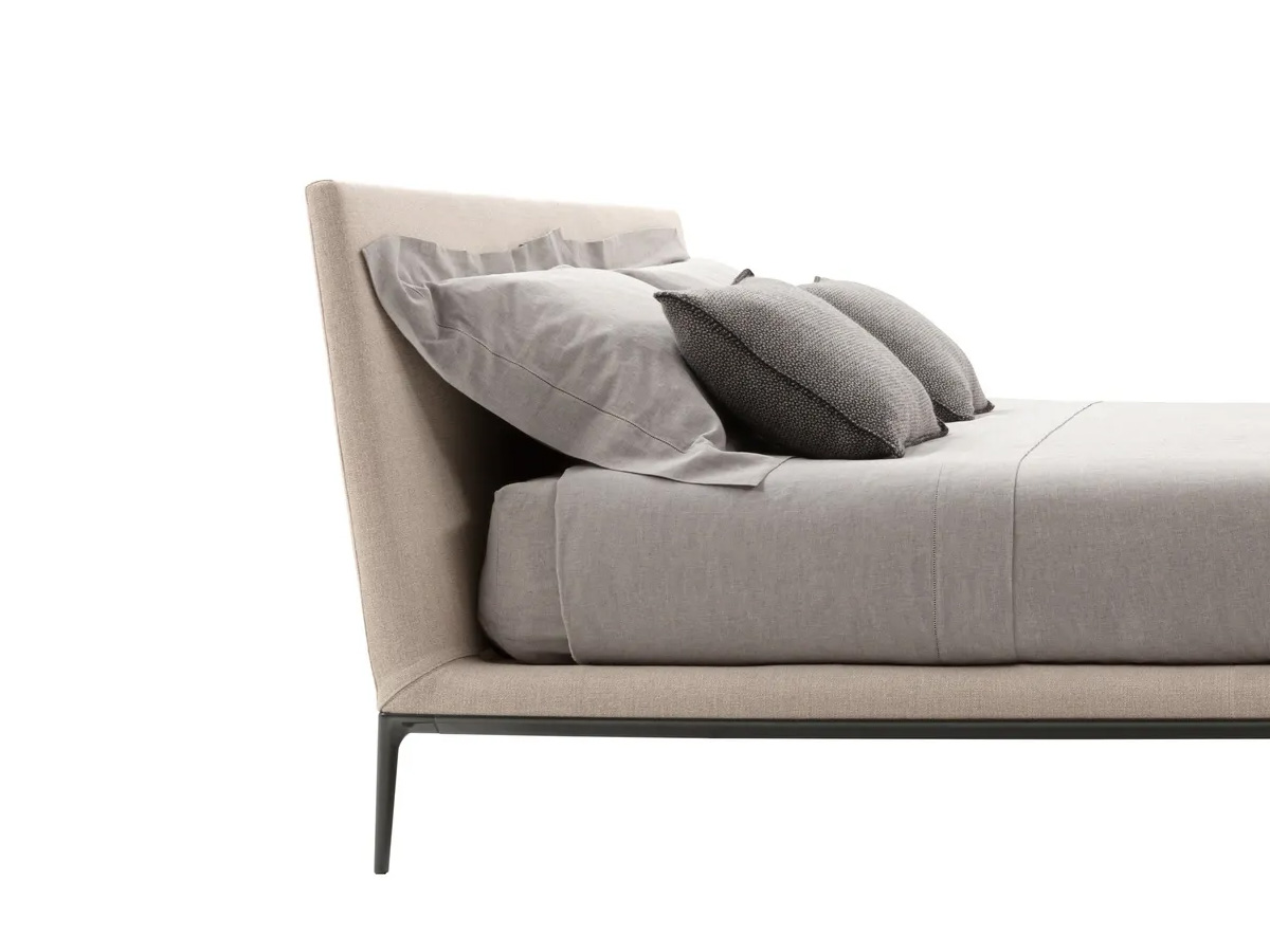 B B Italia Atoll Bed 180 Sara 100painted Black Chromed
