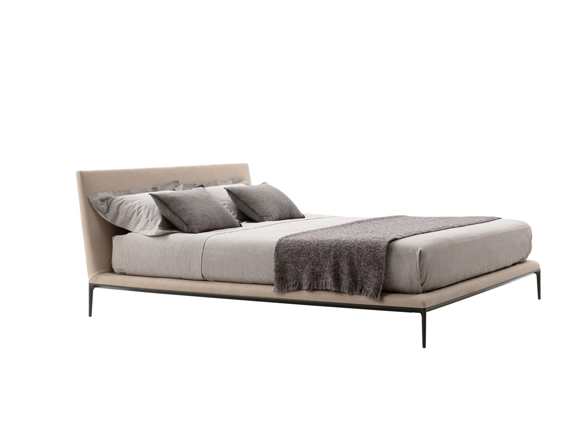 B B Italia Atoll Bed 180 Sara 100painted Black Chromed