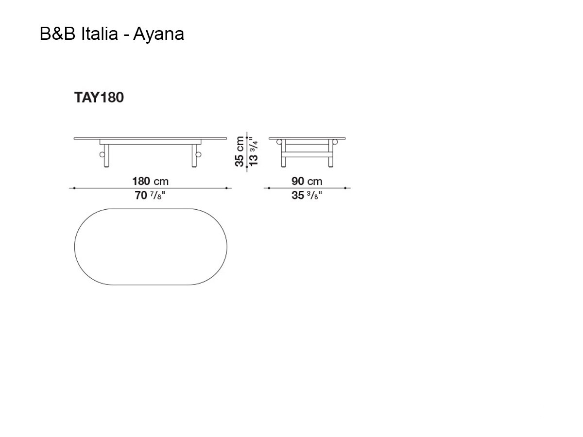 B B Italia Ayana Outdoor Small Table Beb Italia