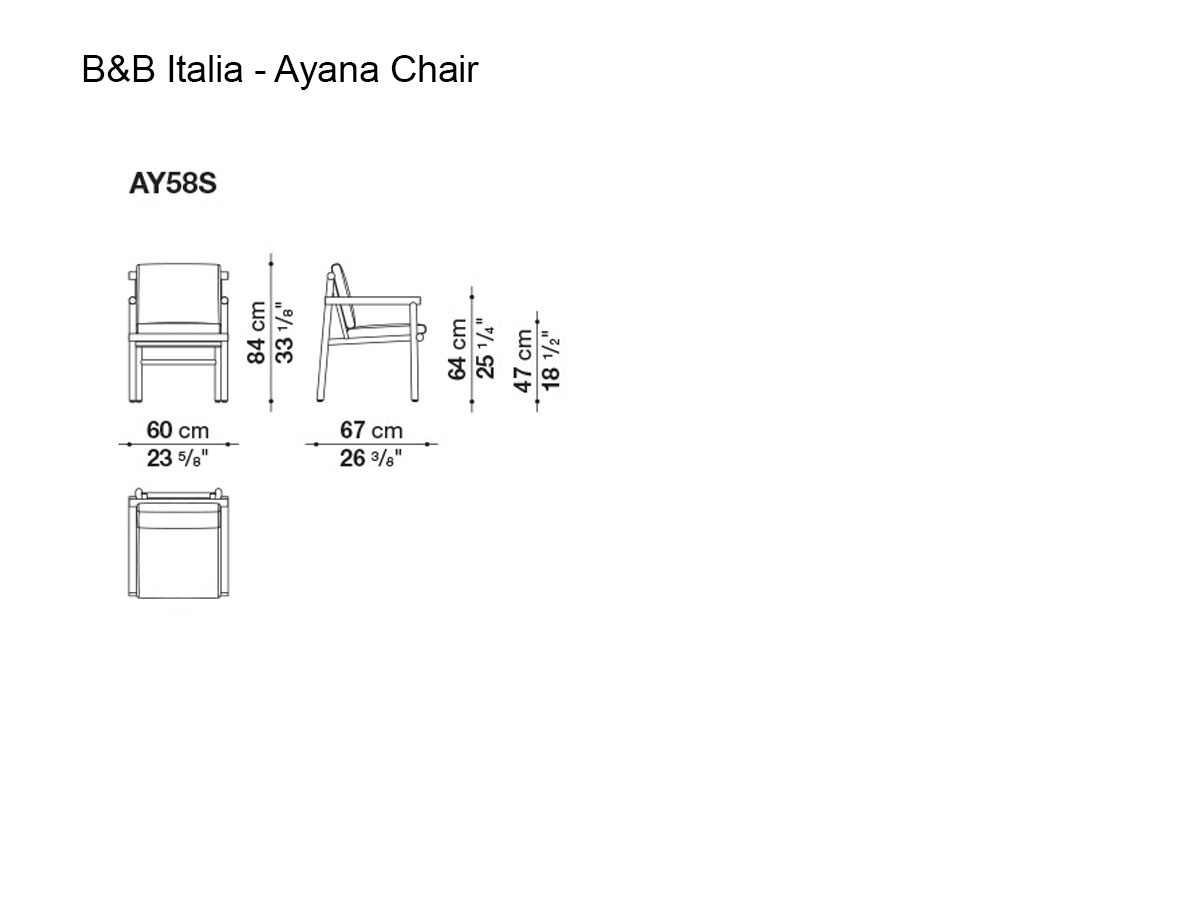 B B Italia Ayana Outdoor Chair