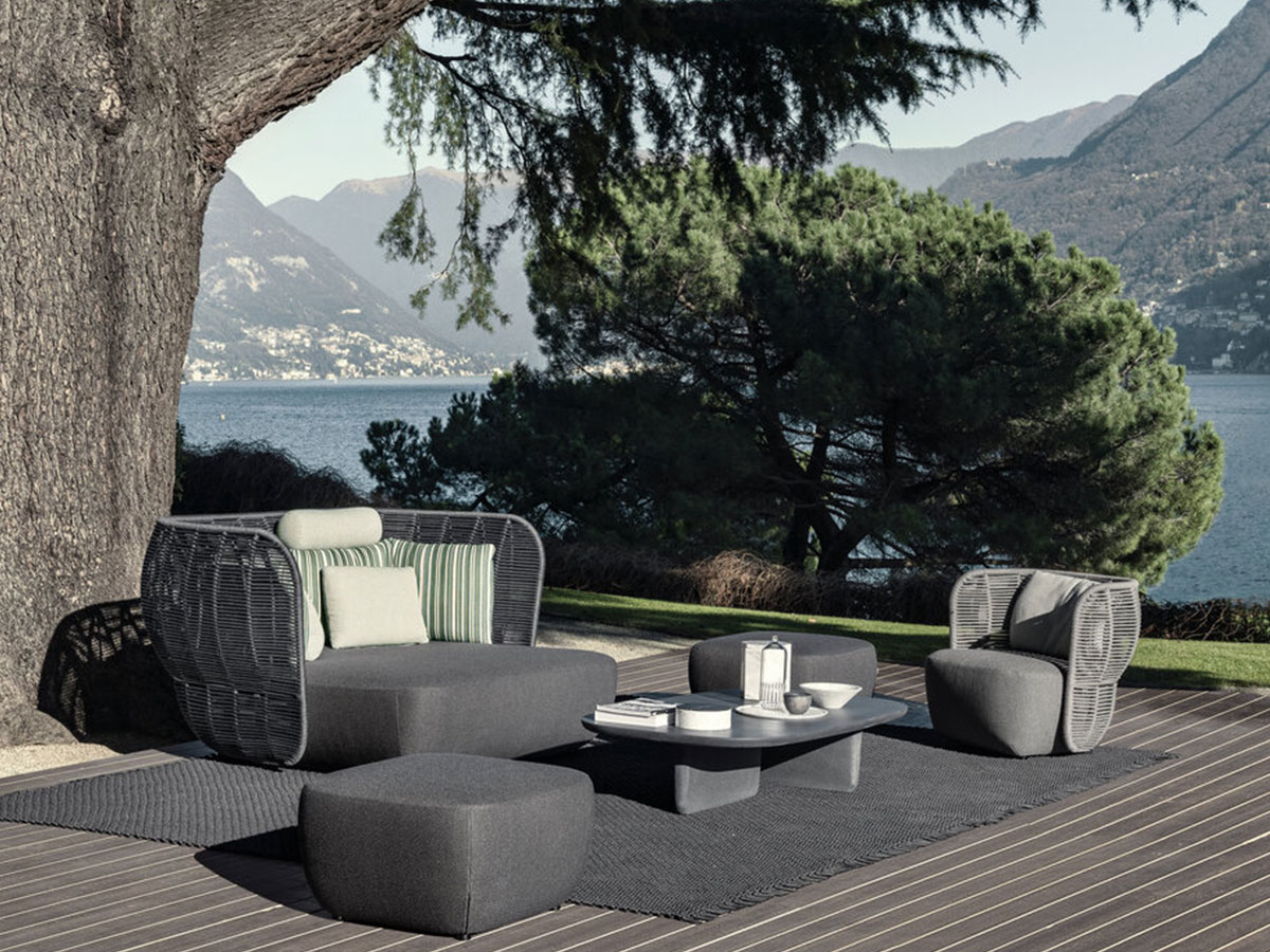 B B Italia Bay Outdoor Armchair