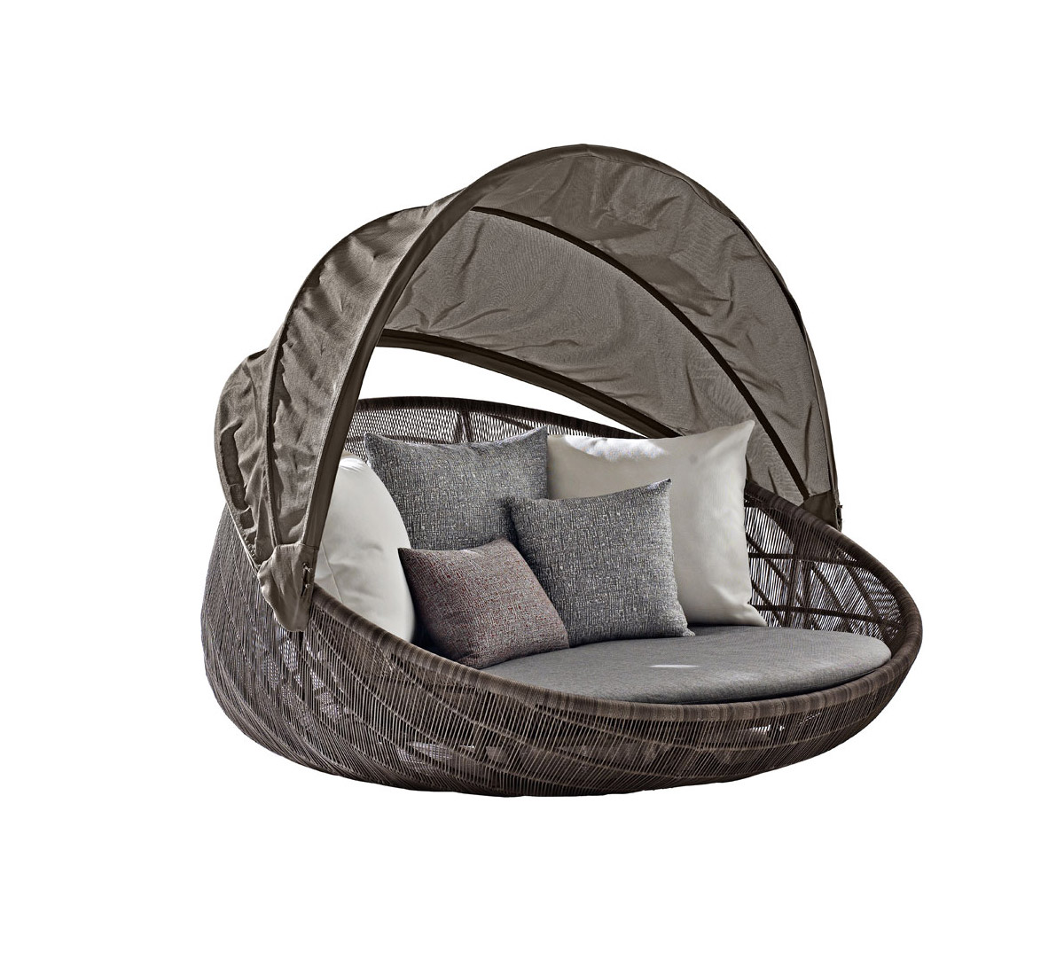 B B Italia Canasta 13 Big Armchair With Wheels