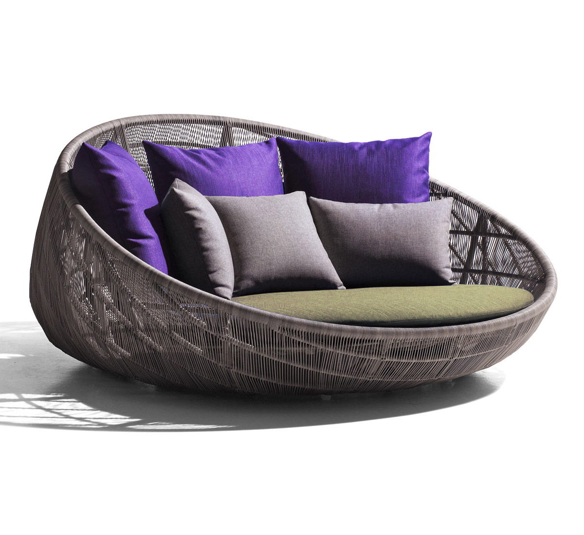 B B Italia Canasta 13 Big Armchair With Wheels