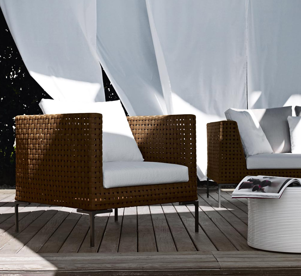 B B Italia Charles Outdoor Armchair Beb Italia