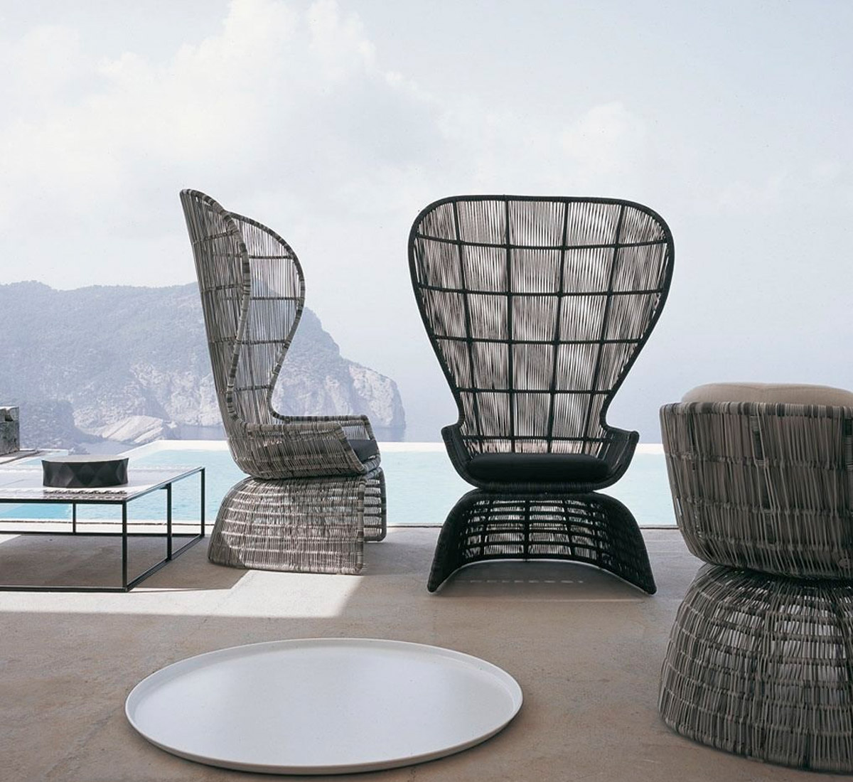 B B Italia Crinoline Armchair