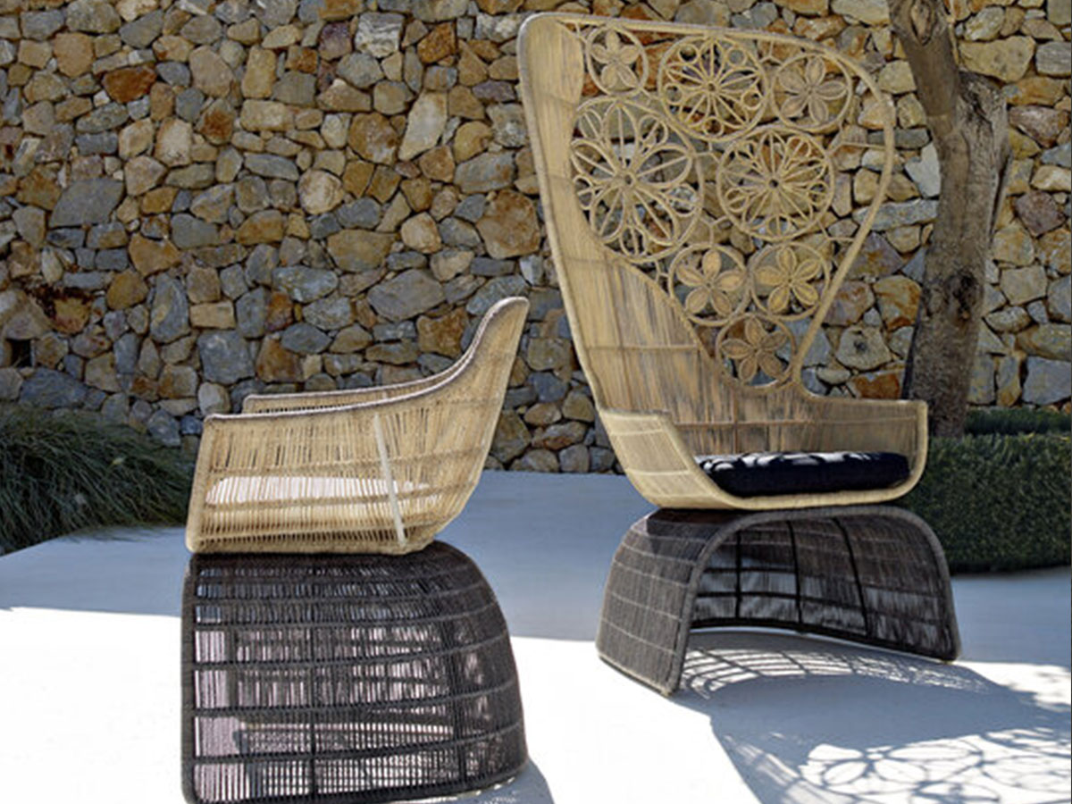 B B Italia Crinoline Chaise Avec Accoudoirs 65 Cm