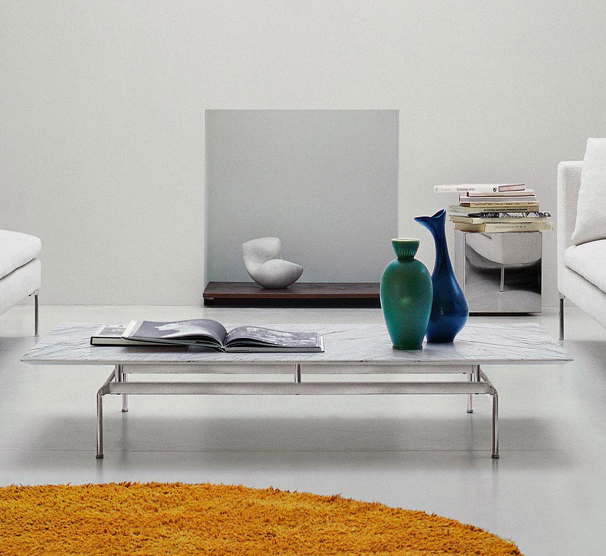 B B Italia Diesis Coffee Table Glass Marble