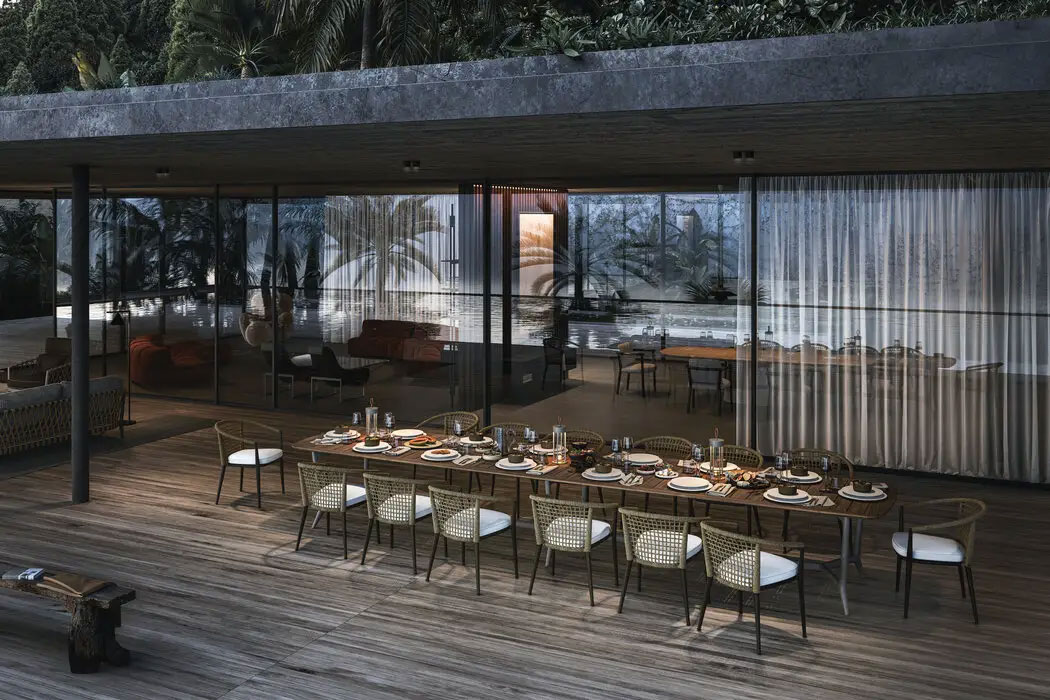 B B Italia Erica Table Rectangular Outdoor