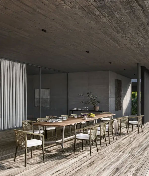 B B Italia Erica Table Rectangular Outdoor