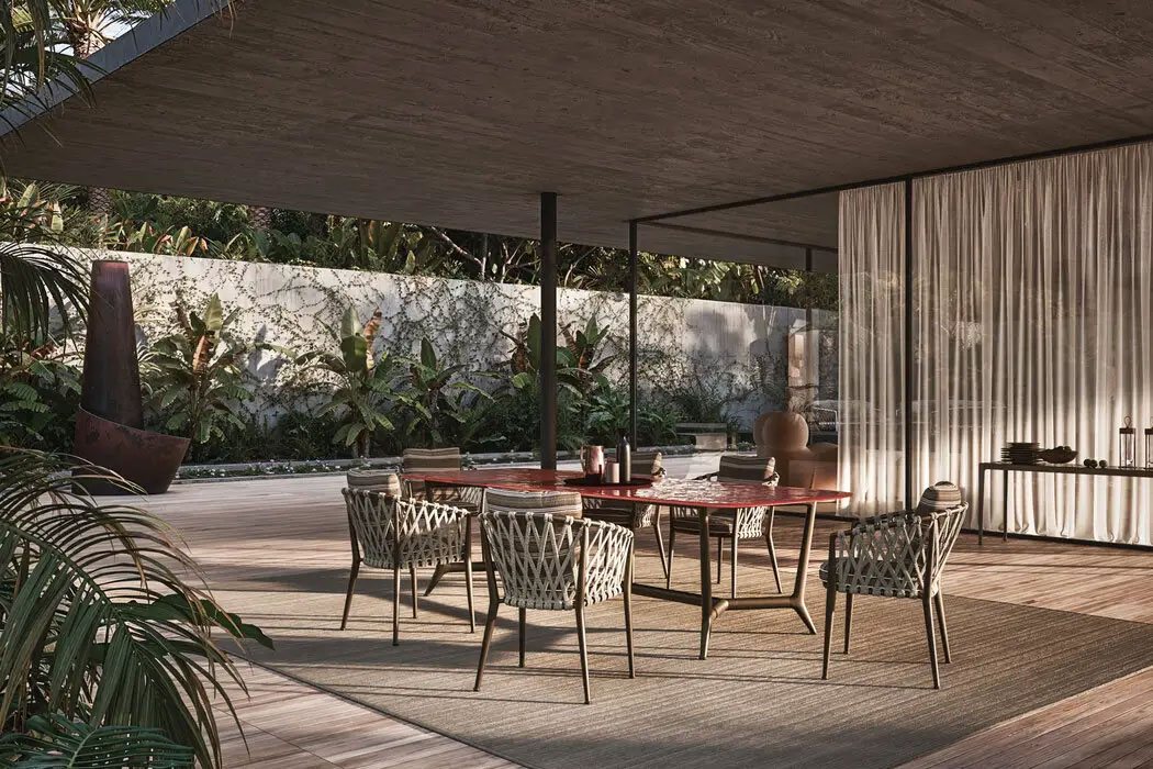 B B Italia Erica Table Rectangular Outdoor