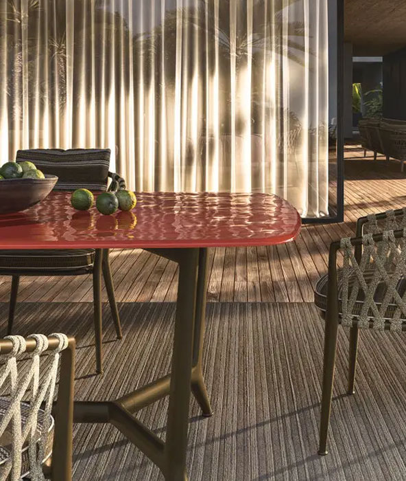 B B Italia Erica Table Rectangular Outdoor